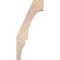 Ekena Millwork 3 1/2"W x 10"D x 22"H Balboa Smooth Knee Brace, Douglas Fir BRC04X10X22BOA00SDF - alternate 3